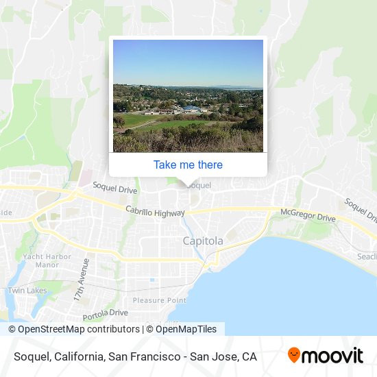 Soquel, California map