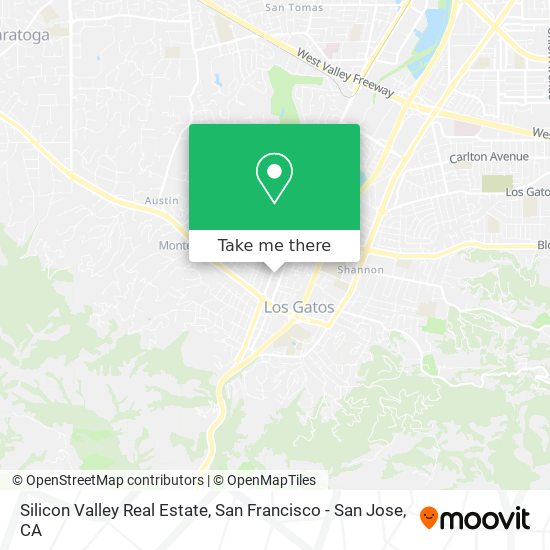 Silicon Valley Real Estate map