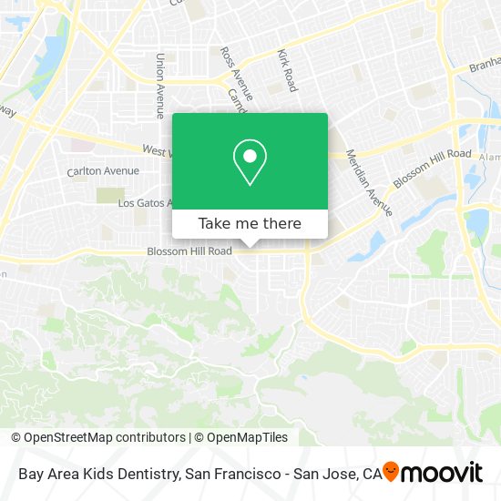 Mapa de Bay Area Kids Dentistry