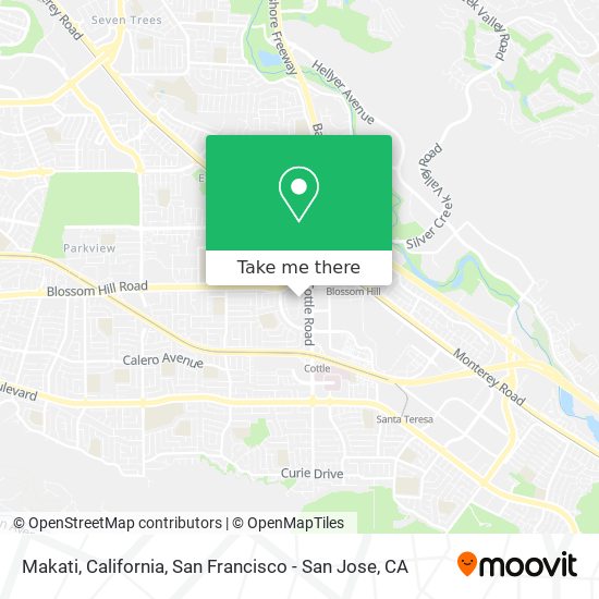 Makati, California map