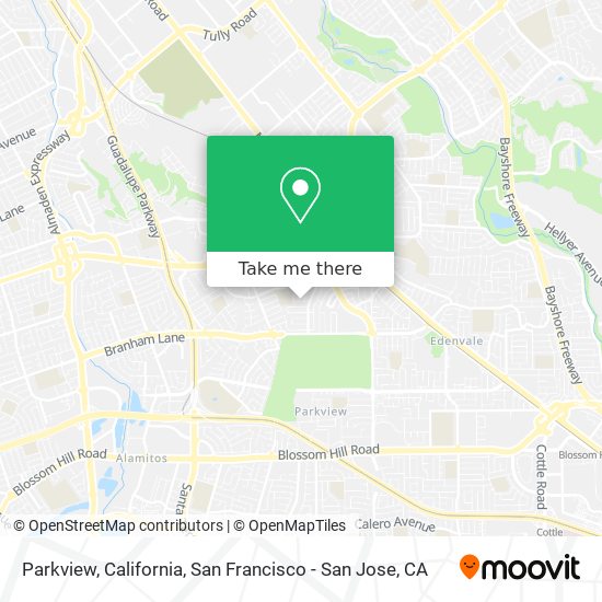 Parkview, California map