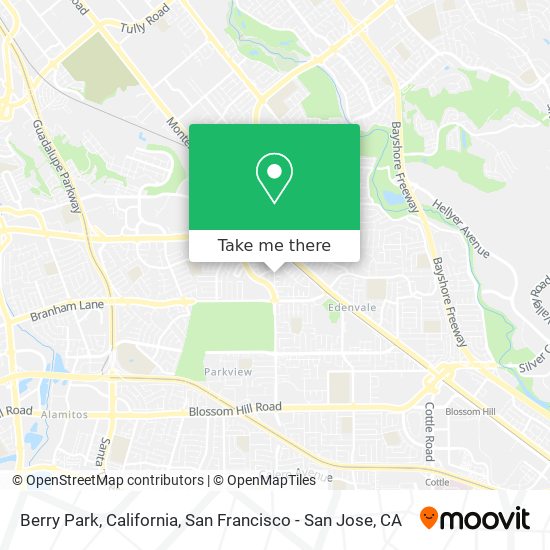 Berry Park, California map