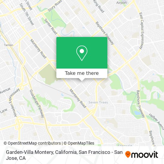 Mapa de Garden-Villa Montery, California