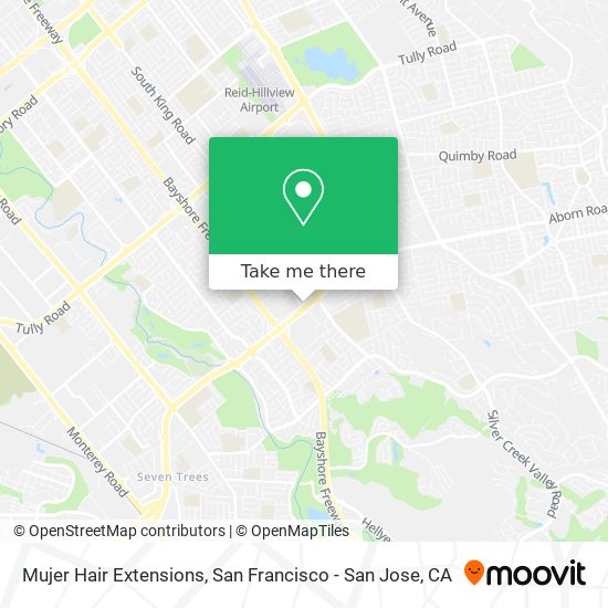 Mujer Hair Extensions map