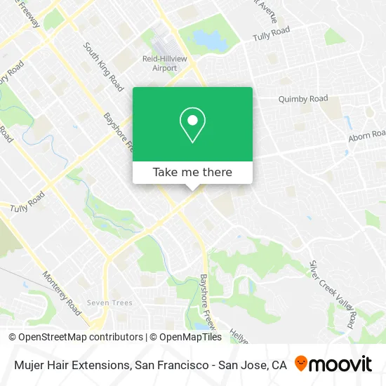 Mapa de Mujer Hair Extensions