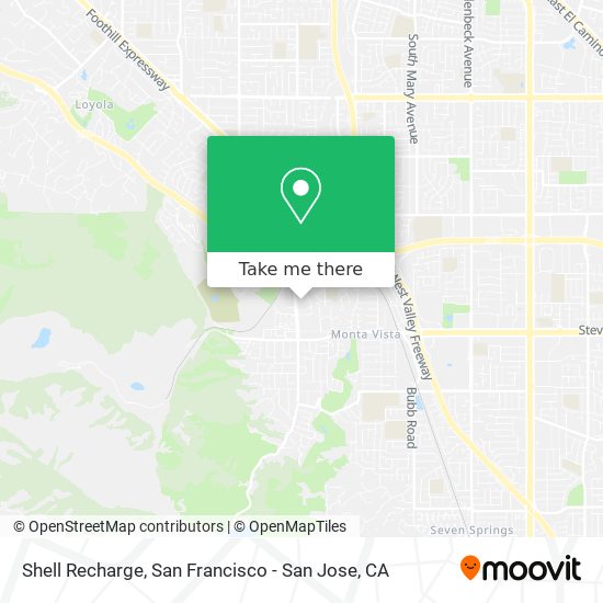 Mapa de Shell Recharge