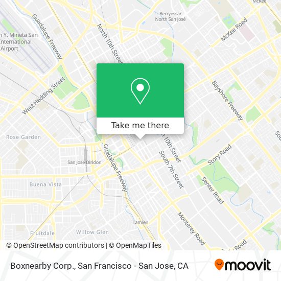 Mapa de Boxnearby Corp.