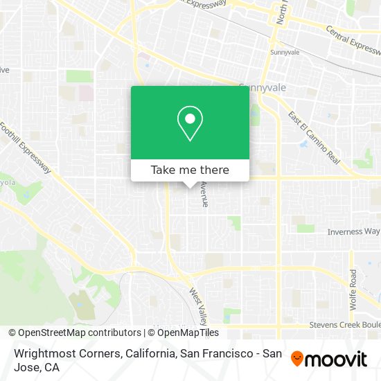 Mapa de Wrightmost Corners, California