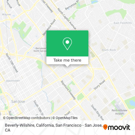 Beverly-Wilshire, California map