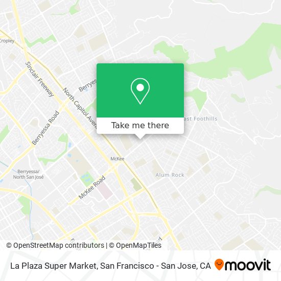 La Plaza Super Market map