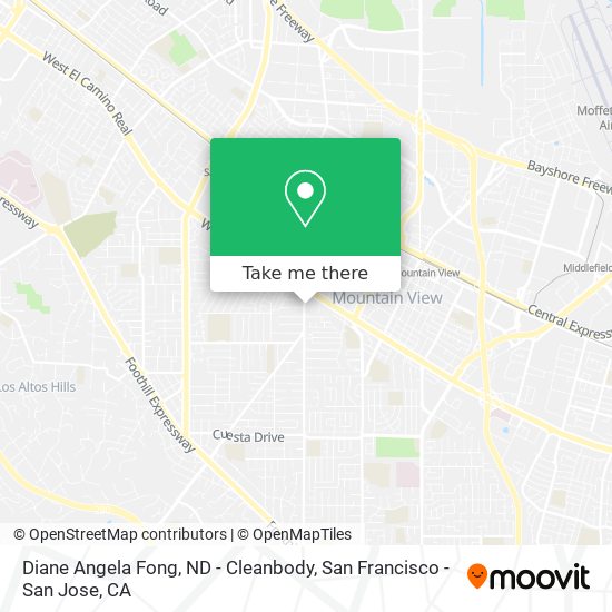 Mapa de Diane Angela Fong, ND - Cleanbody