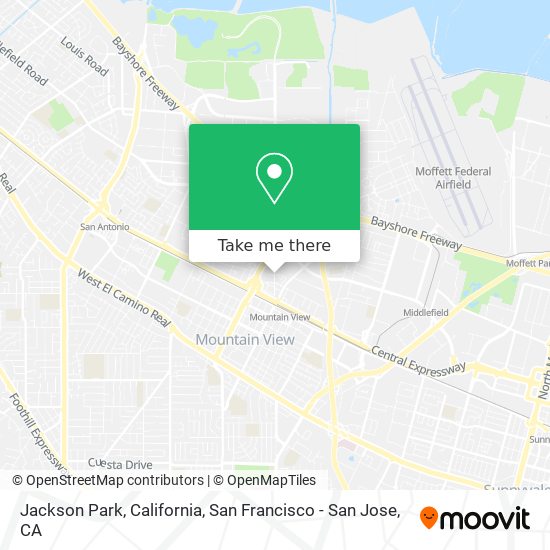Jackson Park, California map