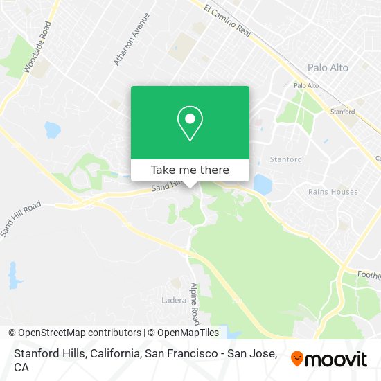 Mapa de Stanford Hills, California