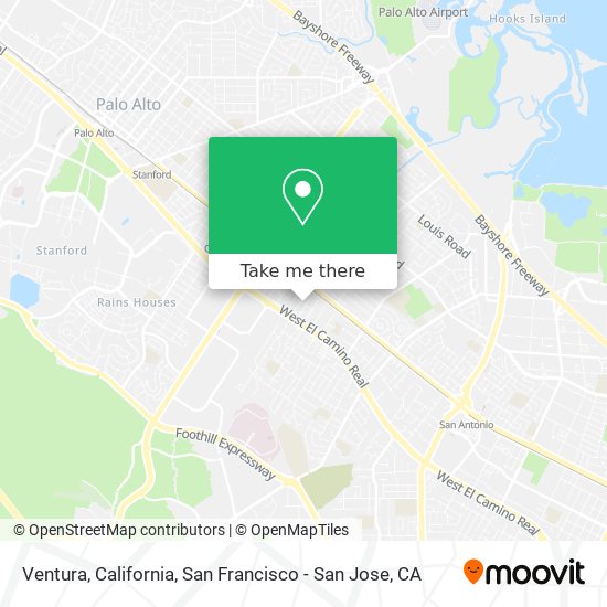 Ventura, California map