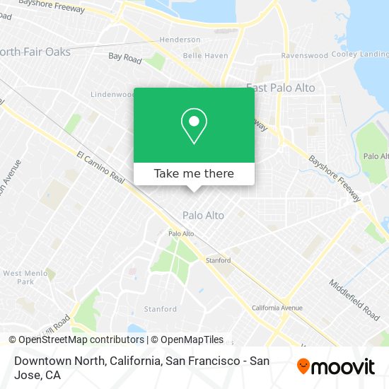 Mapa de Downtown North, California