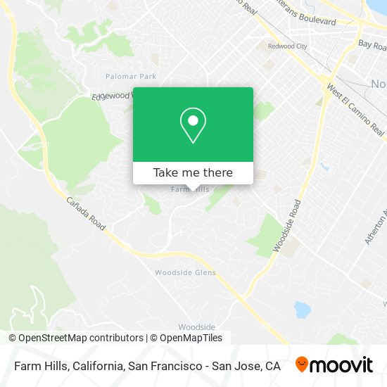 Farm Hills, California map