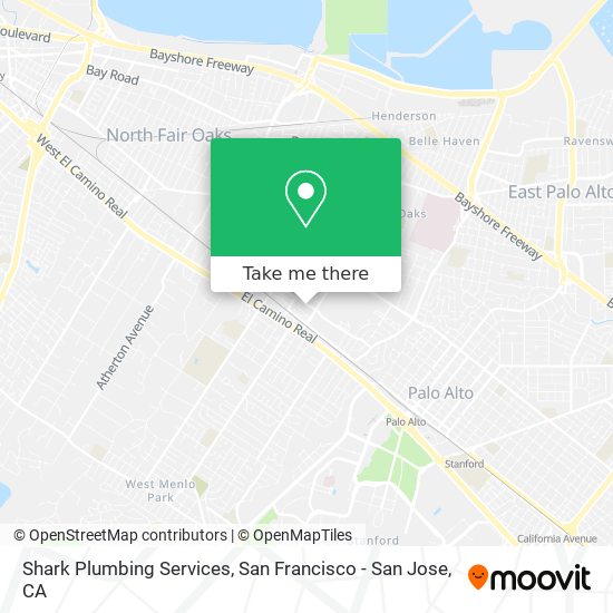 Shark Plumbing Services map