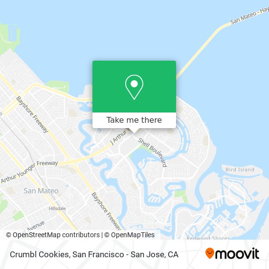 Mapa de Crumbl Cookies