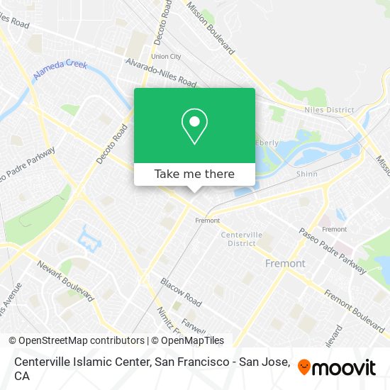 Mapa de Centerville Islamic Center