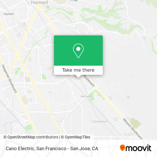 Cano Electric map
