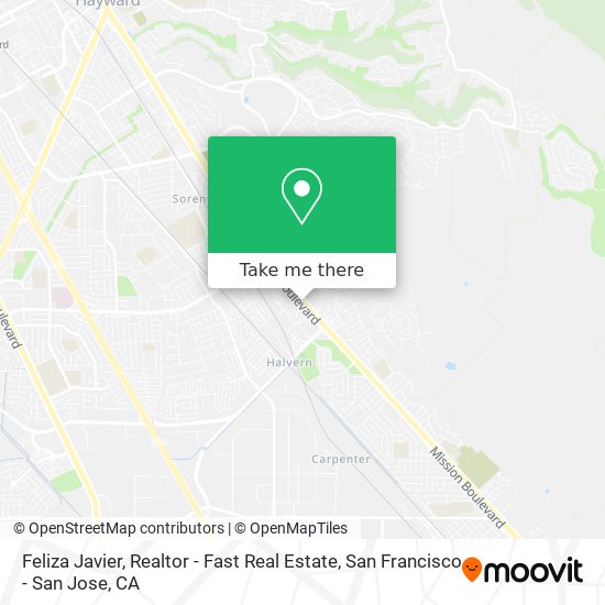 Mapa de Feliza Javier, Realtor - Fast Real Estate