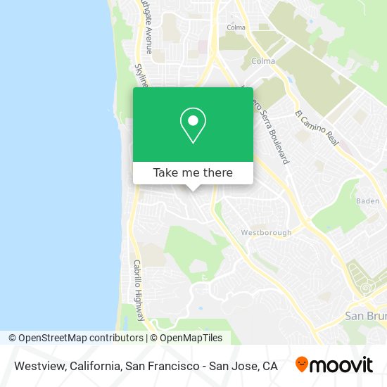 Westview, California map