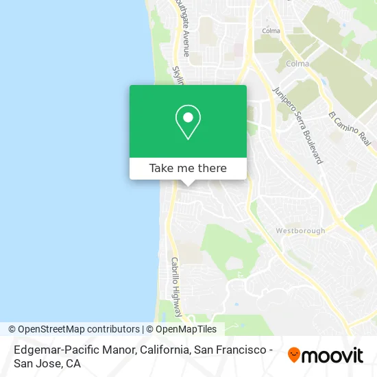 Edgemar-Pacific Manor, California map