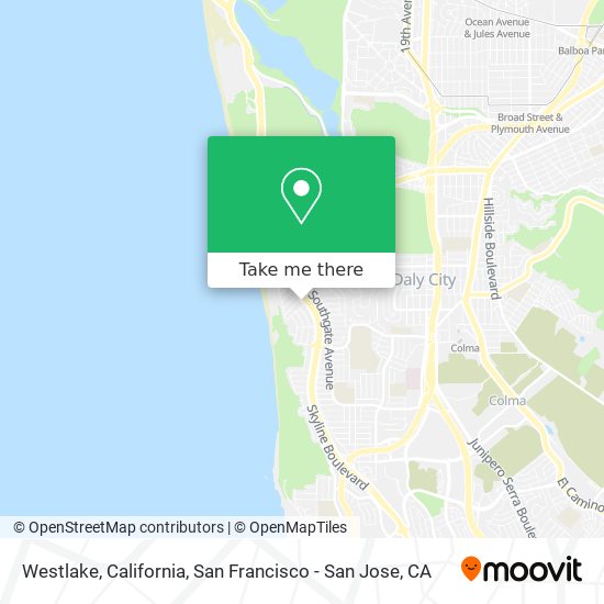Mapa de Westlake, California