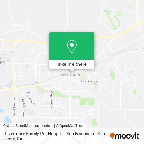 Mapa de Livermore Family Pet Hospital