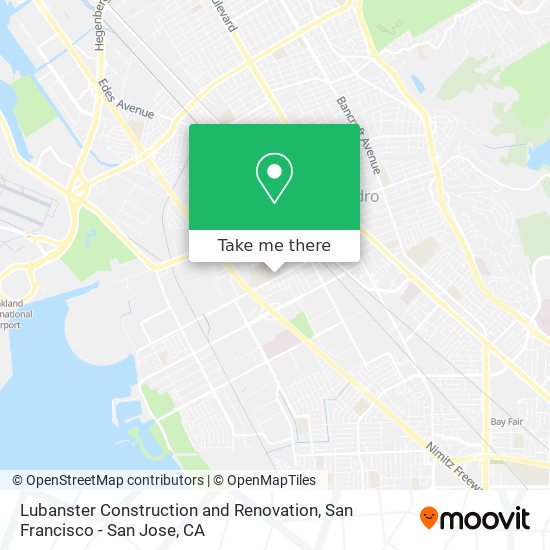 Lubanster Construction and Renovation map