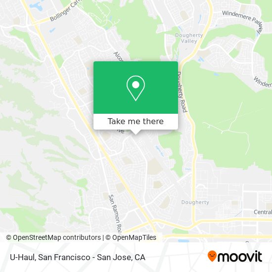 U-Haul map