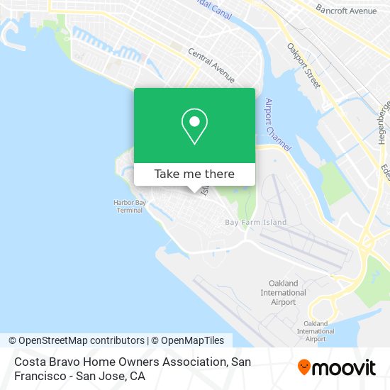 Costa Bravo Home Owners Association map