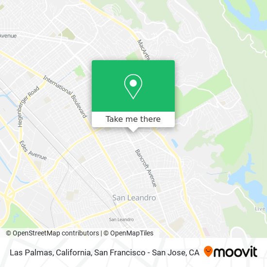 Las Palmas, California map