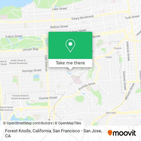 Mapa de Forest Knolls, California