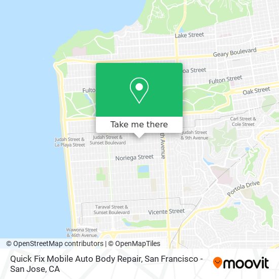 Quick Fix Mobile Auto Body Repair map