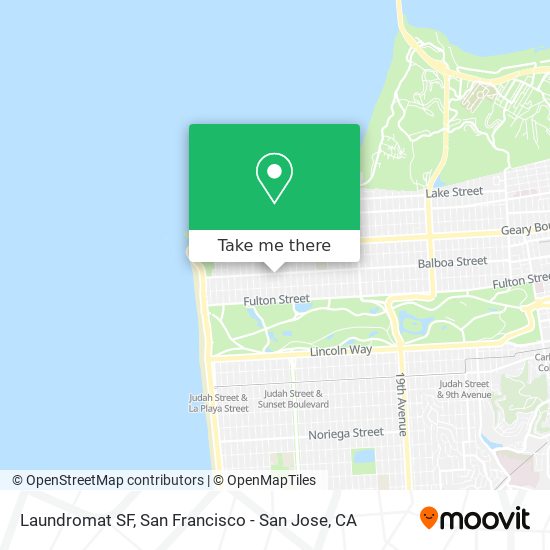 Mapa de Laundromat SF