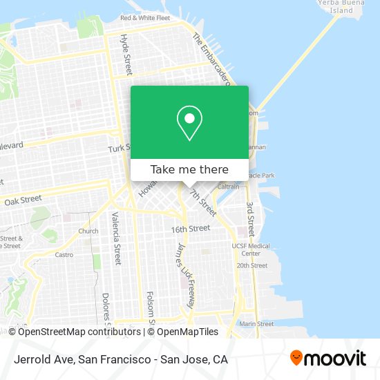 Jerrold Ave map