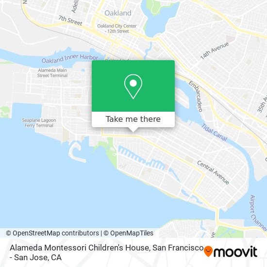 Mapa de Alameda Montessori Children's House
