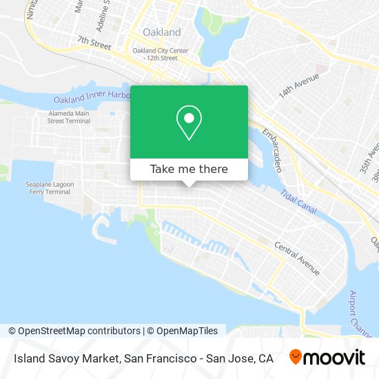 Island Savoy Market map