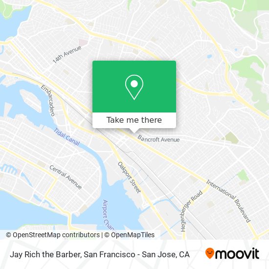 Jay Rich the Barber map