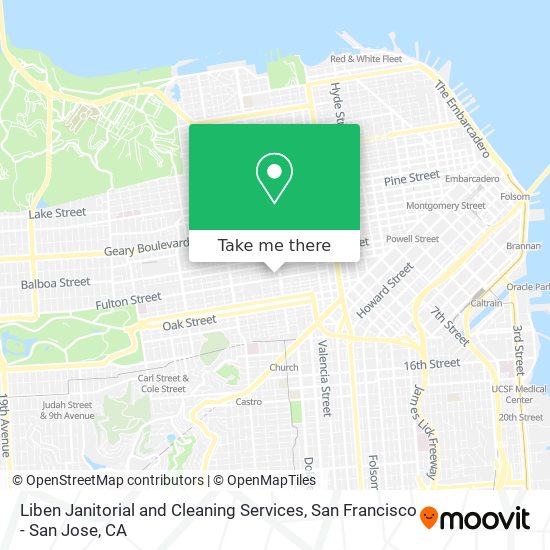 Liben Janitorial and Cleaning Services map