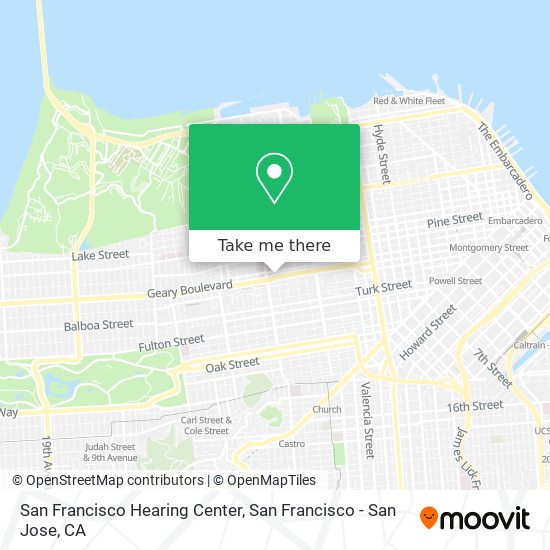 Mapa de San Francisco Hearing Center