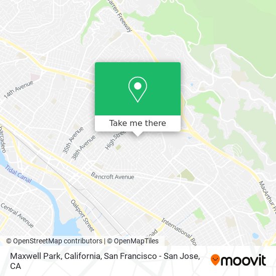 Maxwell Park, California map