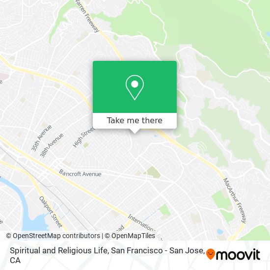 Spiritual and Religious Life map