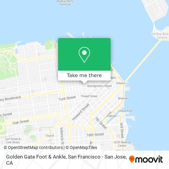 Mapa de Golden Gate Foot & Ankle