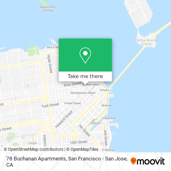 78 Buchanan Apartments map