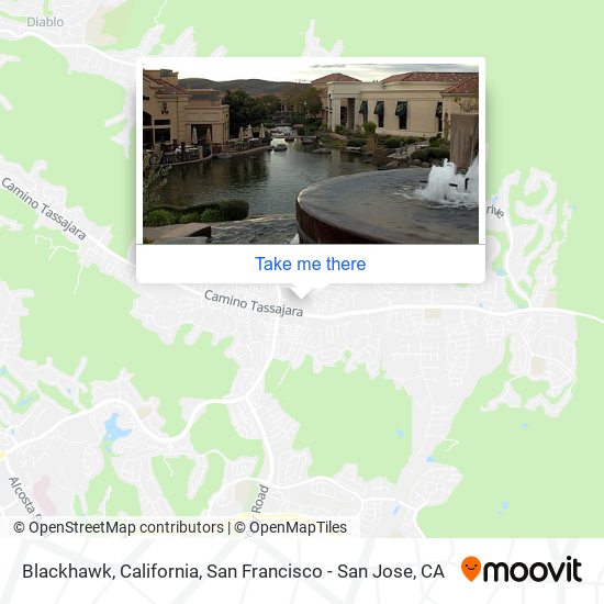 Blackhawk, California map