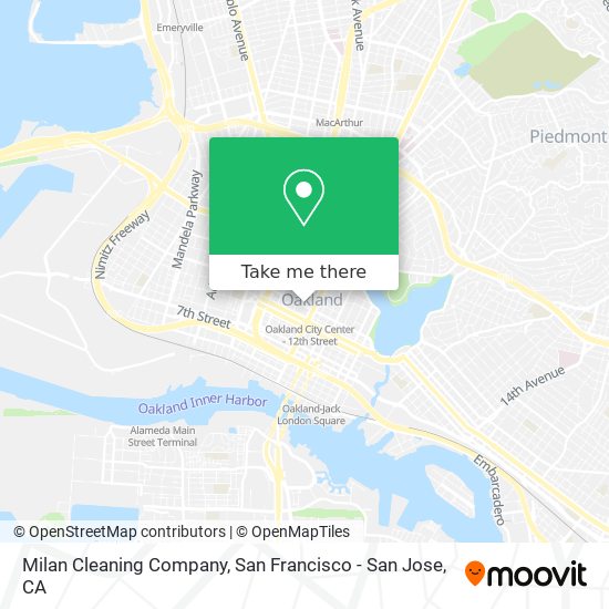 Mapa de Milan Cleaning Company