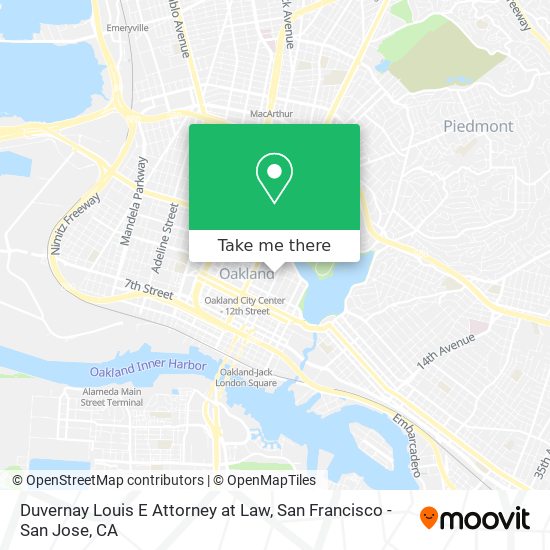Mapa de Duvernay Louis E Attorney at Law