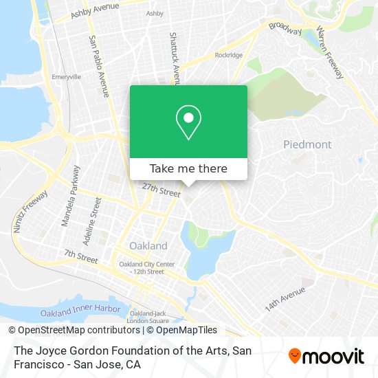 Mapa de The Joyce Gordon Foundation of the Arts